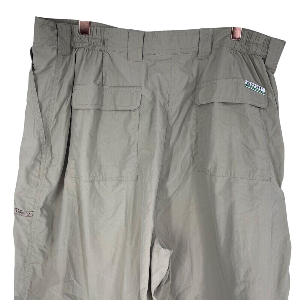 ExOfficio Pants Womens XL x 29.5" Inseam Tan Khaki Buzz Off Convertible Hiking - Picture 4 of 9
